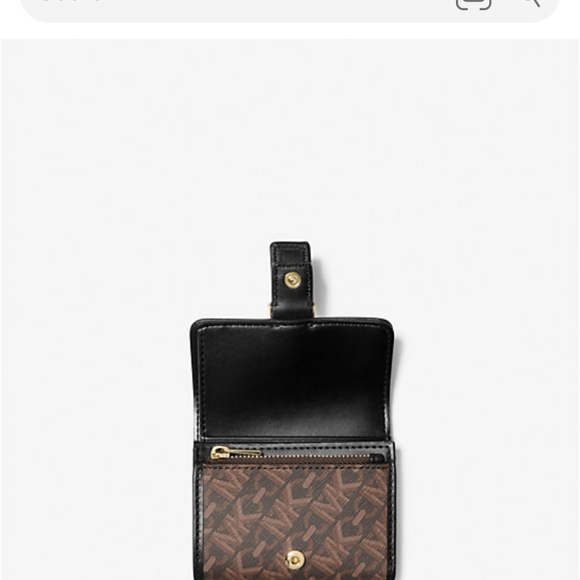 Michael Kors Empire Monogram Tri-Fold Wallet - Picture 3 of 4